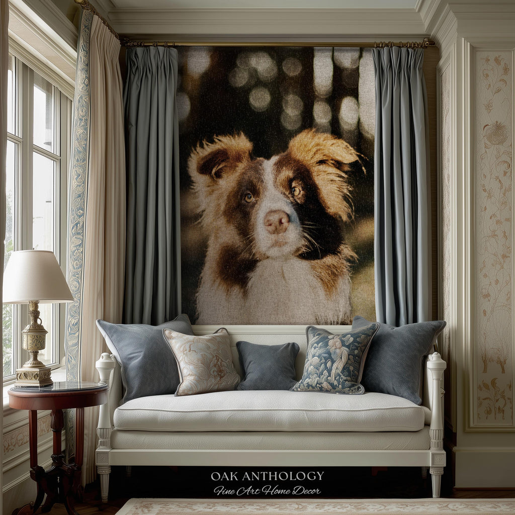 Custom Woven Tapestry Throw Blanket Sentimental Keepsake Wall Art | Personalized Special Memory Heirloom Style Nostalgic Home Decor Gift